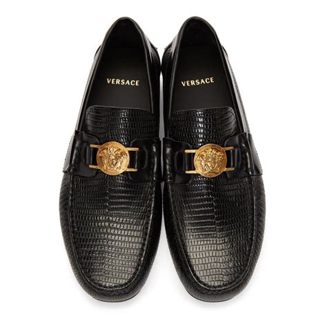 cheap mens versace loafers|medusa apron toe loafer men.